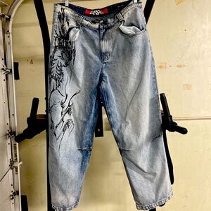 Jaded Londen Decal Colossus jeans. Size 36.